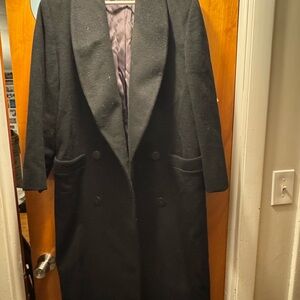 Women's Christian Dior Black Double-Breasted Coat